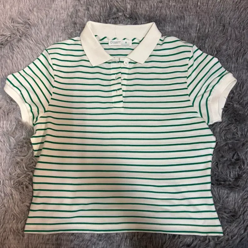 Pullover de Rayas Verdes