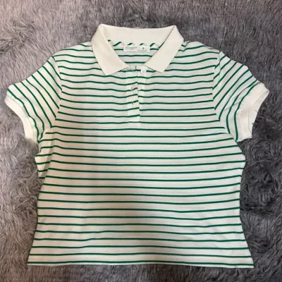 Pullover de Rayas Verdes