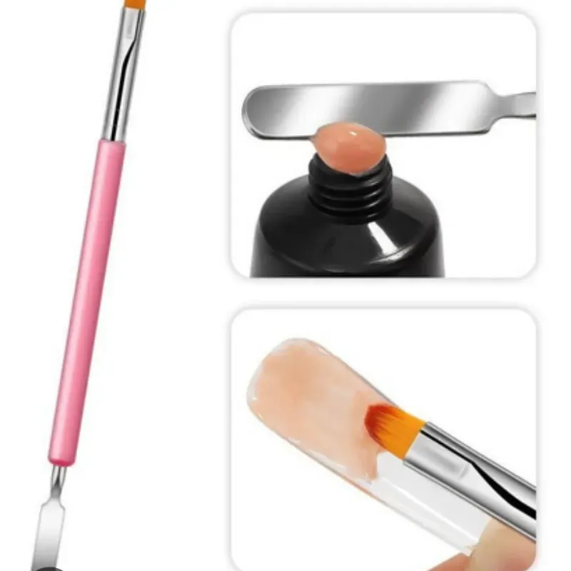 Pincel para poligel y gel de construcción.