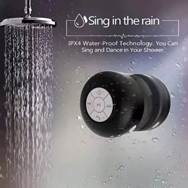 Altavoz inalambrico con ventosa (especial para baños)