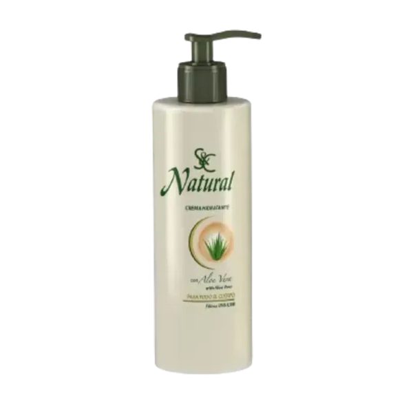 S&C NATURAL CREMA HIDRATANTE CON ALOE VERA 400ML