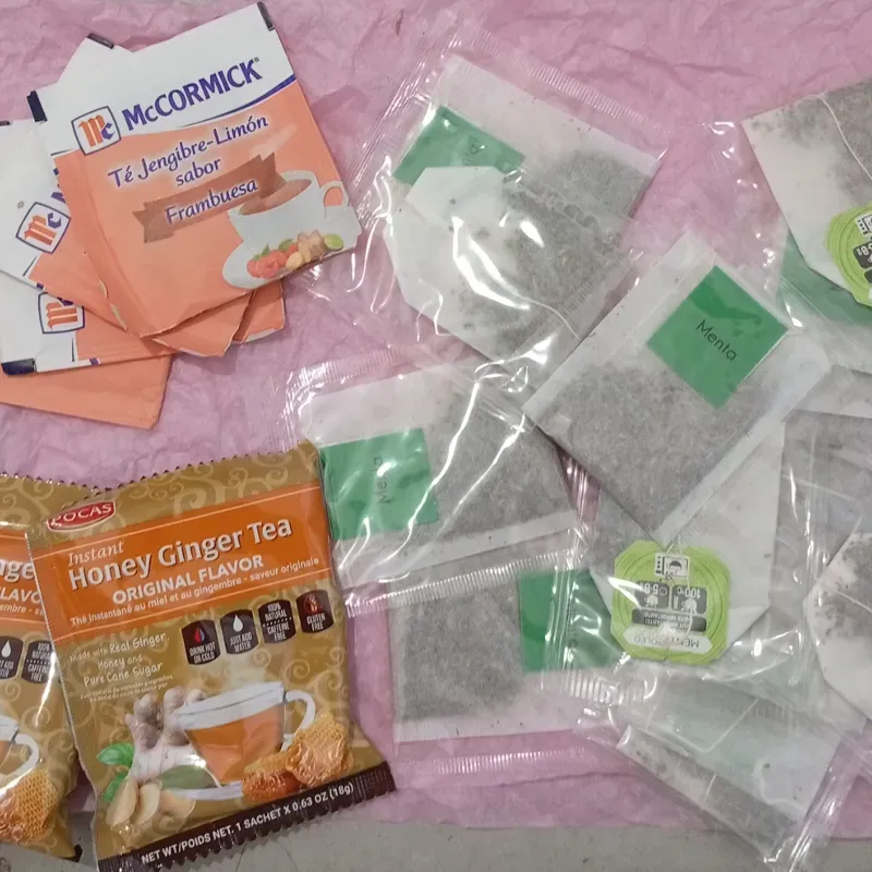 Te jengibre con frambuesa