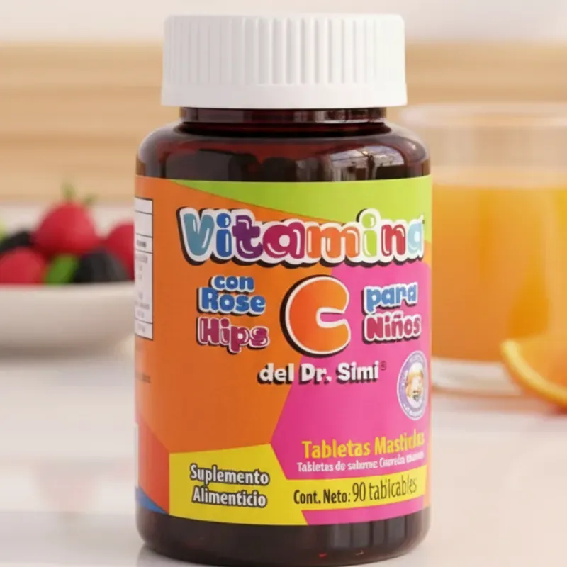 Vitamina c para niños(tabletas masticables) 90 pastillas (VENCE 6-27)