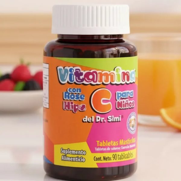 Vitamina c para niños(tabletas masticables) 90 pastillas (VENCE 6-27)