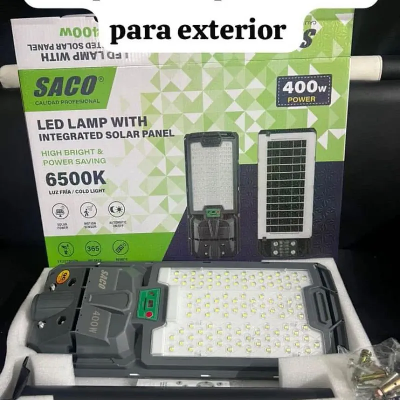Lámpara Solar Led Para Exterior