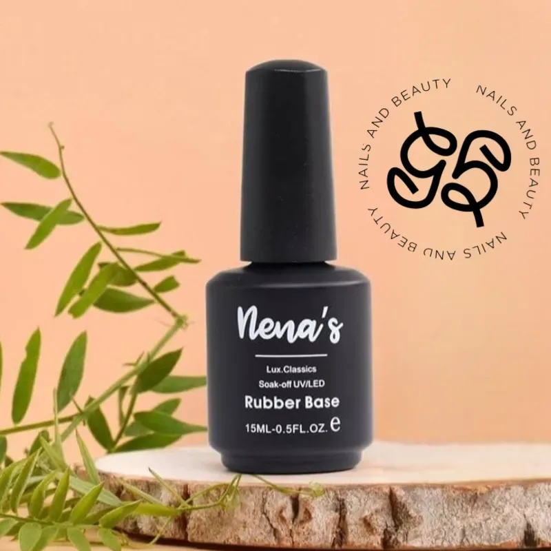 Base Rubber Transparente Nena's 15 ml