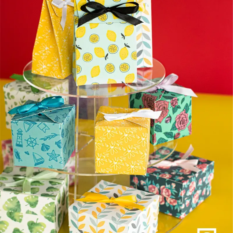 Cajas de cierre con cinta