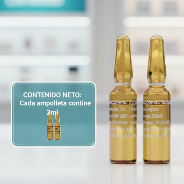 DICLOFENACO SODICO INYECTABLE 3ML (VENCE5-29)