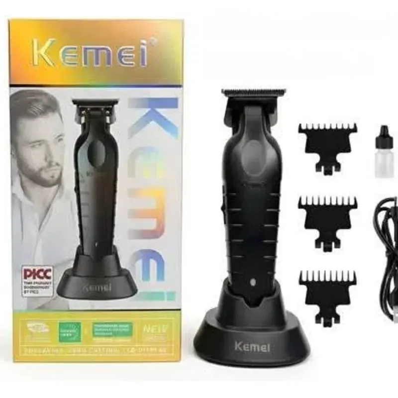 Trimer Kemei 2299 con base de carga