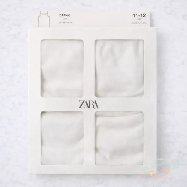Pack 4 blusas blancas ZARA