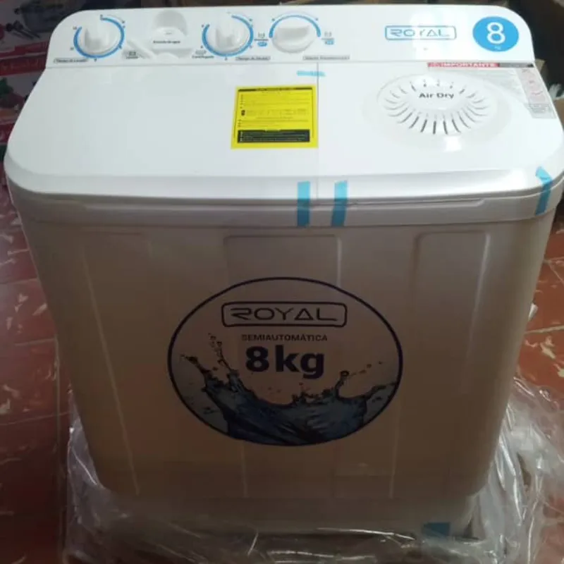 Lavadora semiautomática royal 8 kg