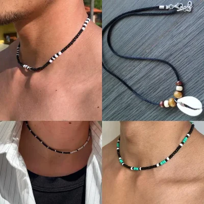 Collares sencillos masculinos 