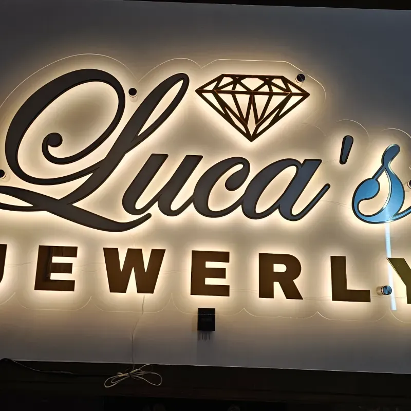 Cartel retroiluminado