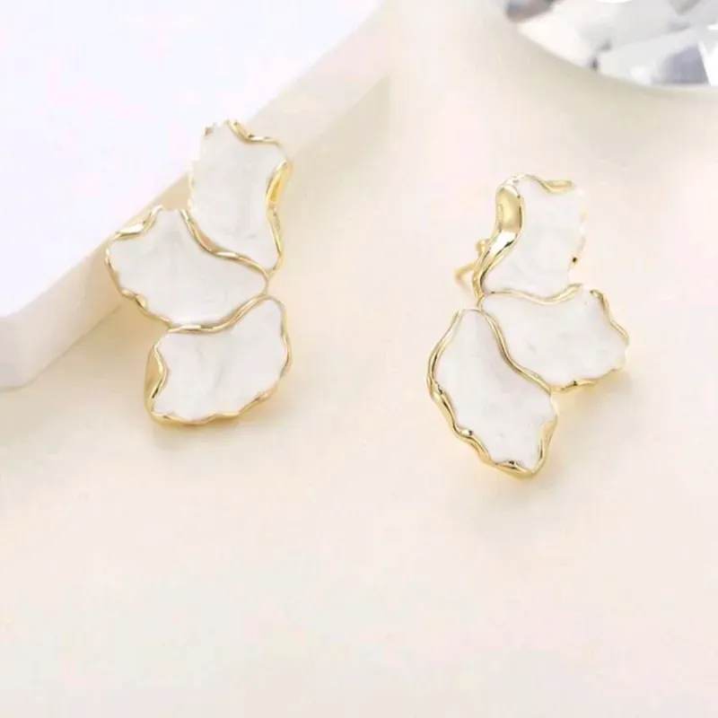 Set aretes tipo flor