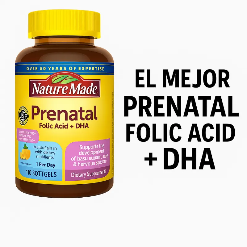Prenatal Nature Made + Ácido Fólico + DHA