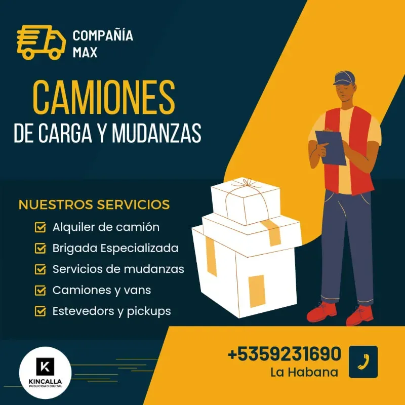 Camiones de Carga y Mudanzas Max