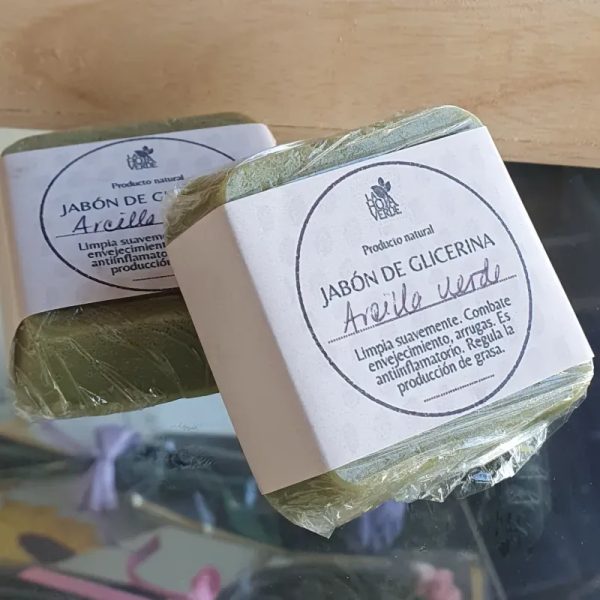 Jabón de Arcilla Verde y Avena 