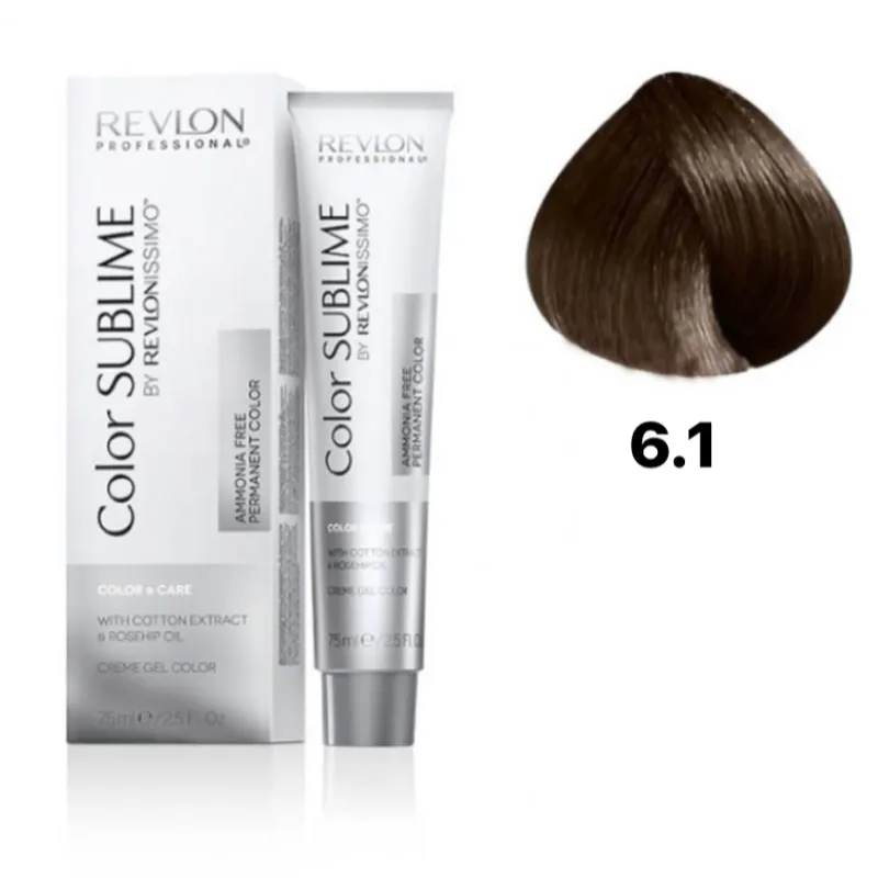 Tinte Revlon 6.1 rubio oscuro cenizo