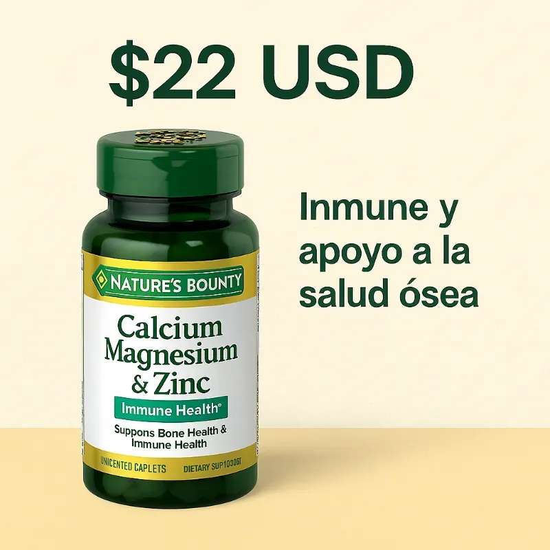 Calcio, Magnesio y Zinc