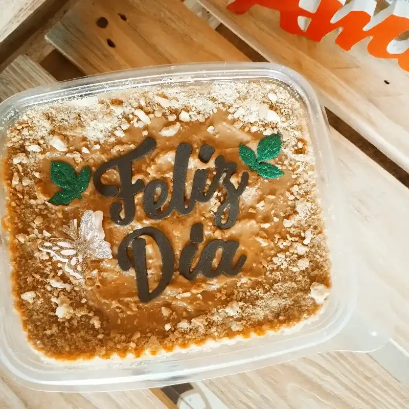 Napoleón de dulce de leche