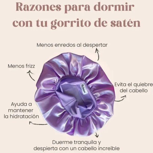 Gorros de satin