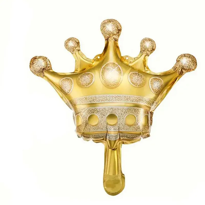 Globo de corona dorado de 14"