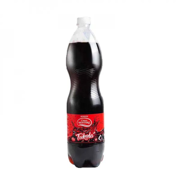 Refresco pomo grande sabor Cola, Naranja y Limón