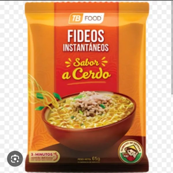 Fideos Instantáneos (Sopa instantánea de Cerdo)
