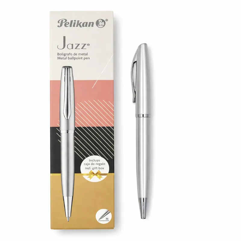 BOLÍGRAFO JAZZ PELIKAN PLATA