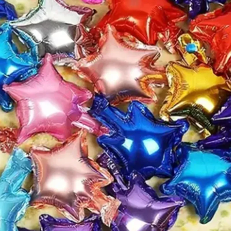 Globos metálicos pequeños x10 unidades