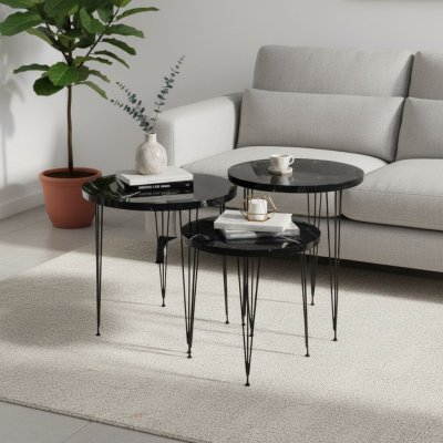 Juego de mesitas de 3 piezas