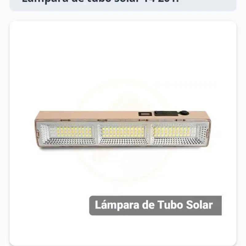  Lámpara de tubo solar T4 201
