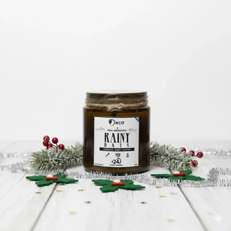 Rainy days vela aromática
