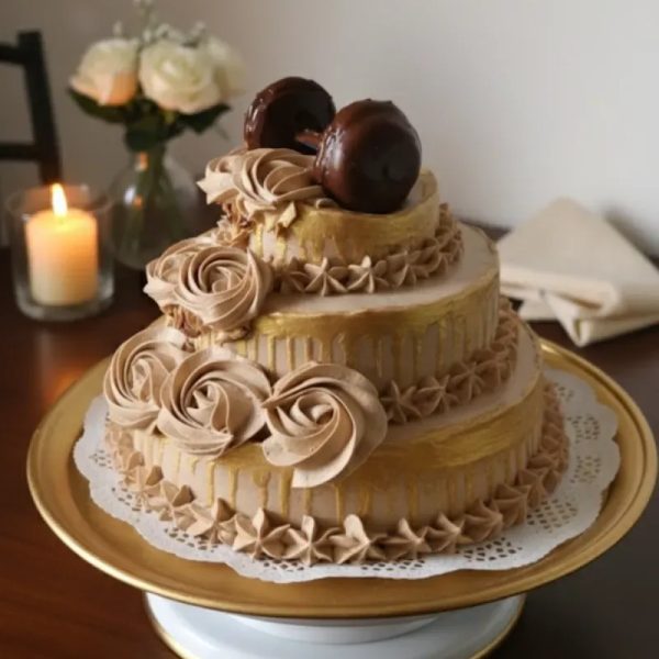 Cake 3 pisos de chocolate