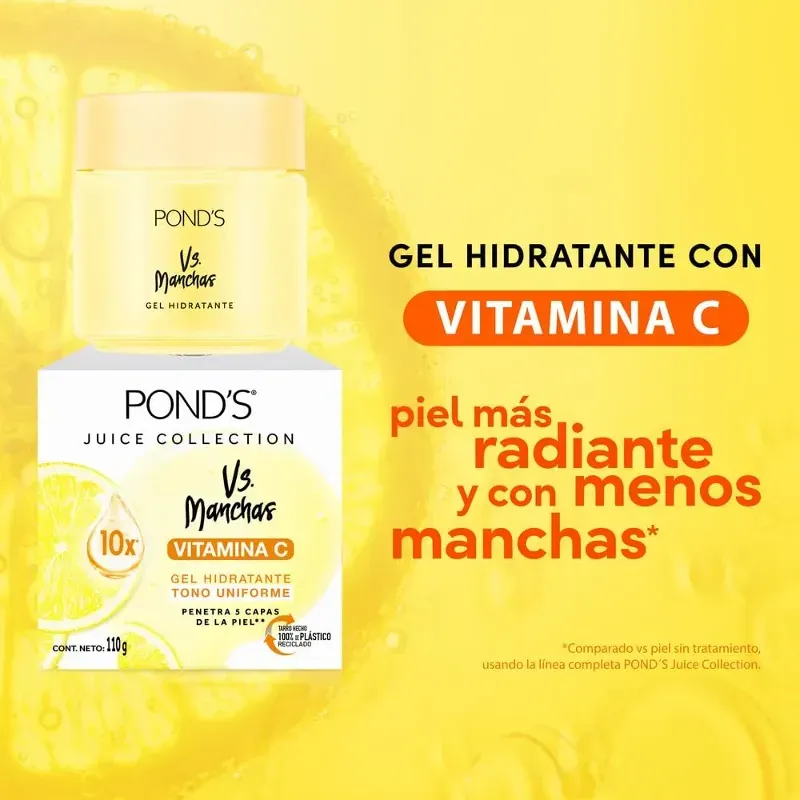Gel facial hidratante Ponds de Vitamina C