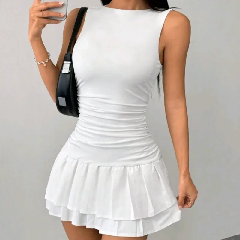  Vestido con vuelo bajo
