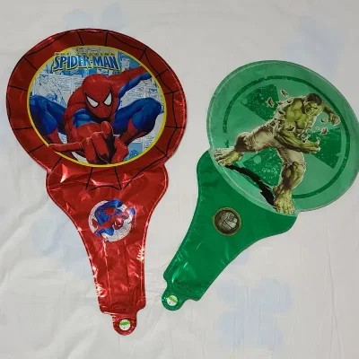 Globos 10 " spiderman.  Hulk