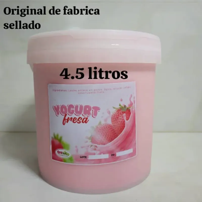 Cubeta de yogurt