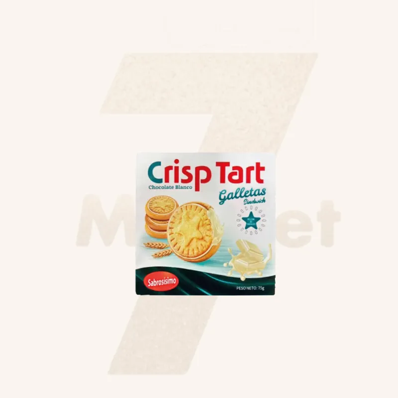 Galletas Crisp-Tar de chocolate blanco