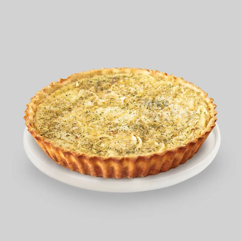 Tarta salada de cebolla