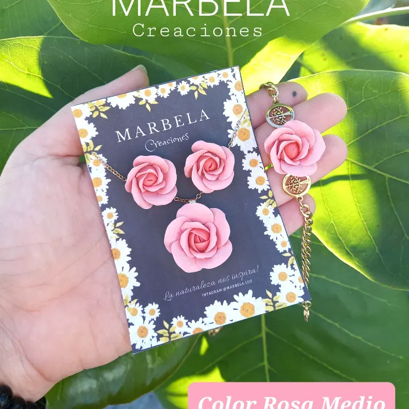 ✨Conjunto de Rosas rosadas✨