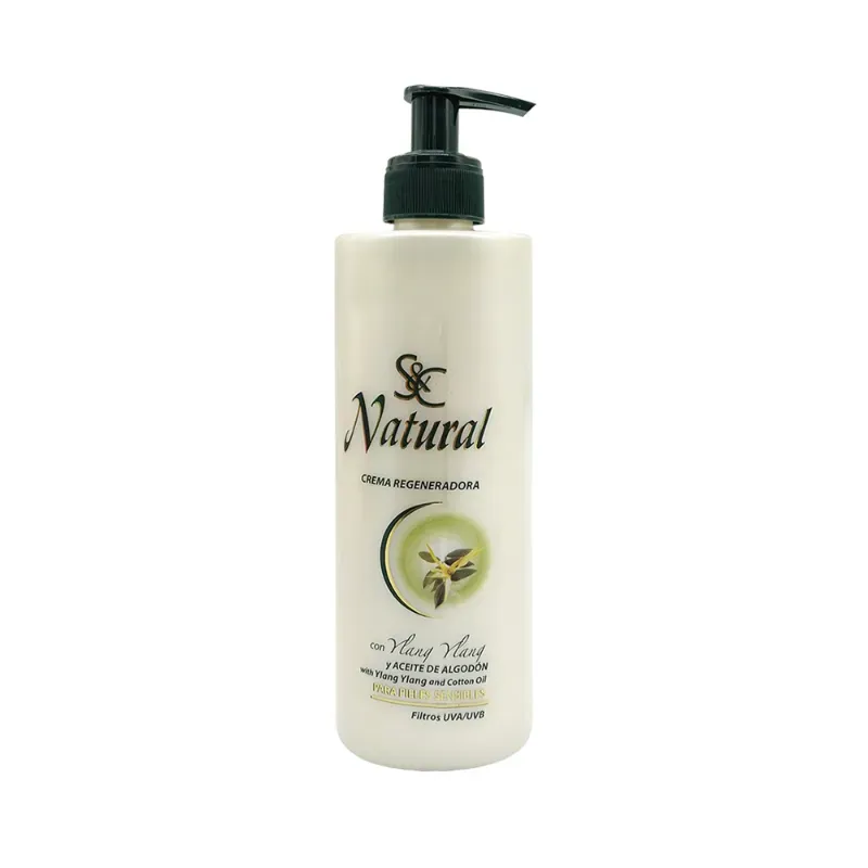 Crema natural regeneradora