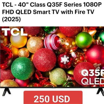 SMART TV TCL FHD QLED 40" PULGADAS 250 USD