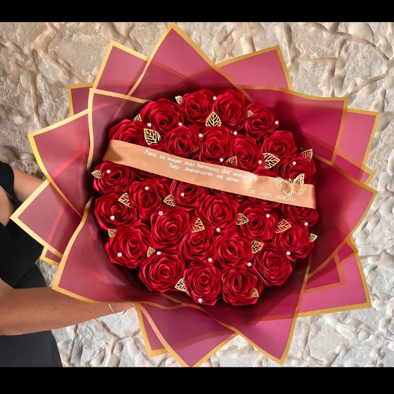 Ramo buchon de flores eternas