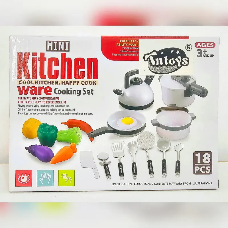  MINI Kitchen Ware – Cooking Set: ¡Cocinar como los grandes, jugando con amor!
