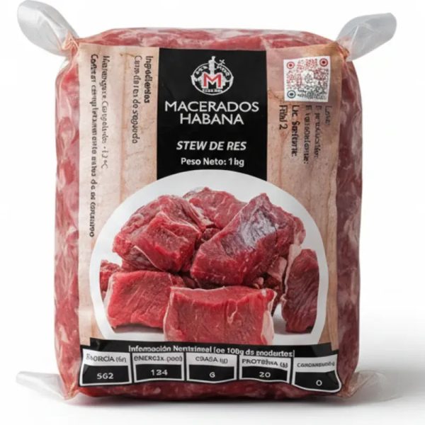 Carne Troceada de Res [Beef Stew] (1kg)