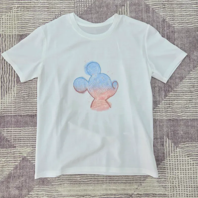 Pulover blanco Mickey de colores