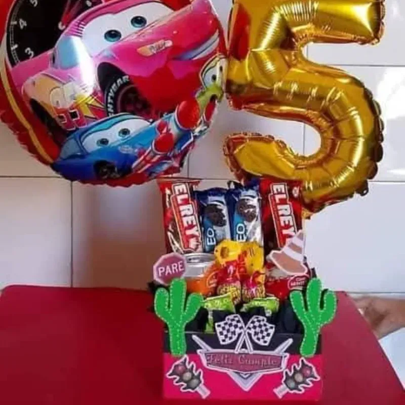 Modelo de caja decorada