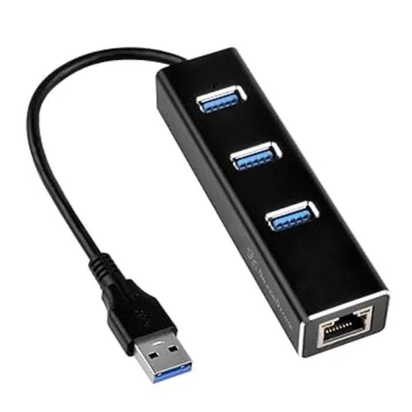 HUB DE RED LAN + 3 USB 3.0 (YUR)