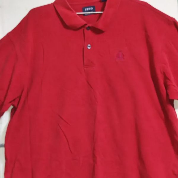 Pullover de Hombre Rojo de Cuello Talla XL